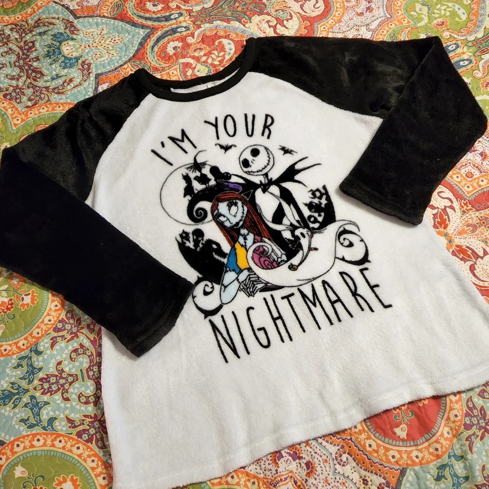 Disney Nightmare Before Christmas Sleepwear Top